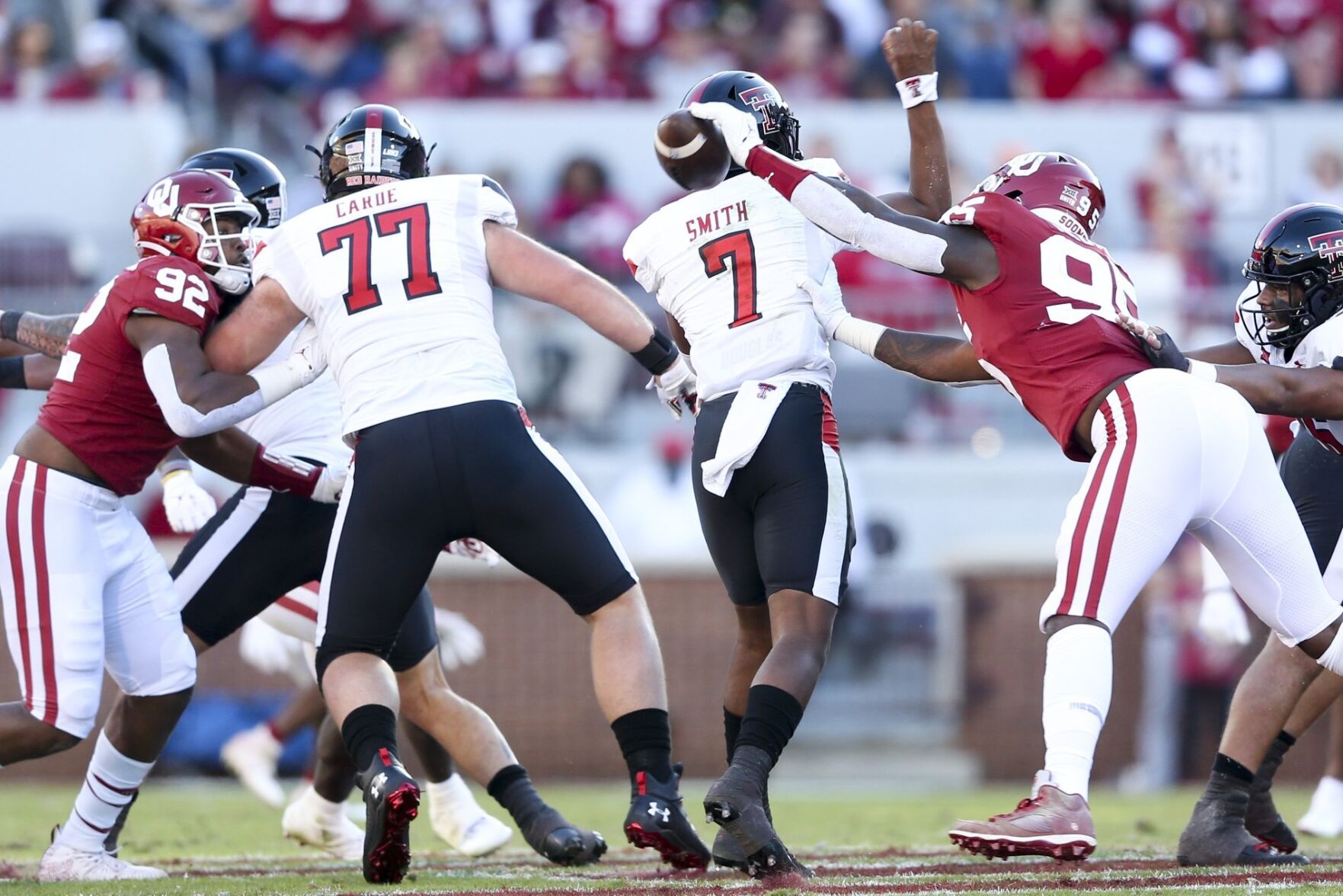 Oklahoma vs Texas Tech